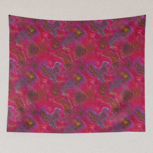 Item preview, Сrimson ebru designed and sold by Kolinnaprint.