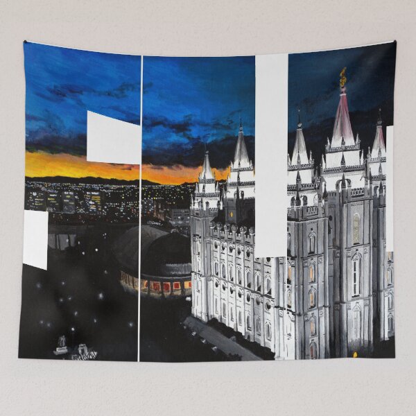 Item preview, SLC Salt Lake Temple Silhouette designed and sold by DSC Arts.