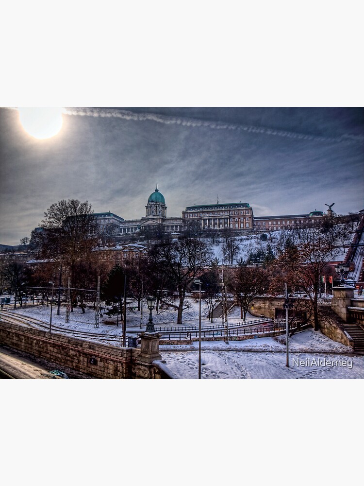 Buda Castle in the Snow by NeilAlderney
