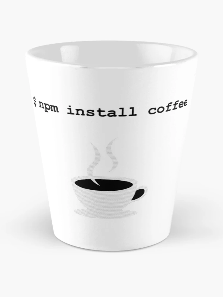 Thumbnail 2 of 4, Coffee Mug, npm install coffee JavaScript Programmer designed and sold by alltheprints.