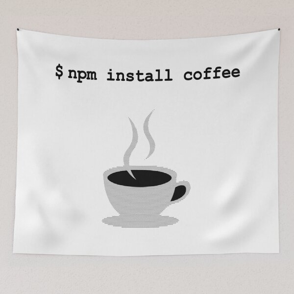 Item preview, npm install coffee JavaScript Programmer designed and sold by alltheprints.