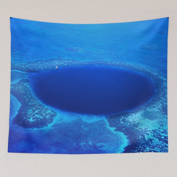 Item preview, Great Blue Hole Aerial Photo, Belize Art Photo designed and sold by DEC02.