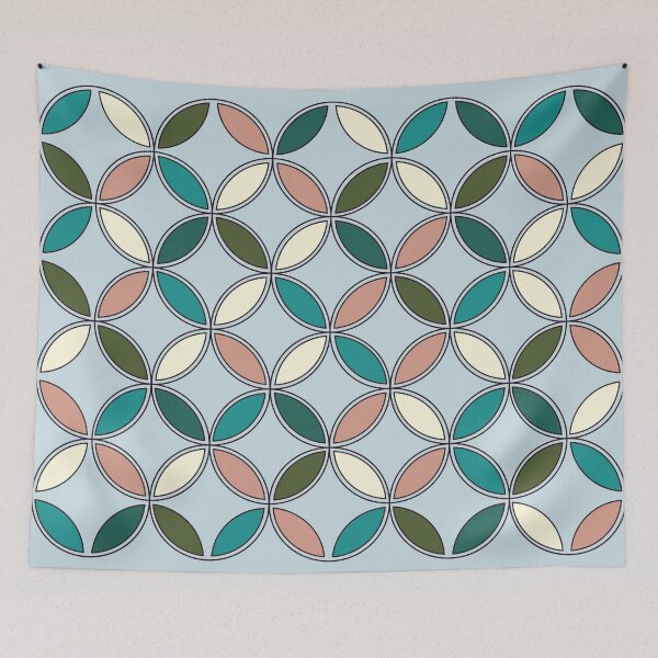 Item preview, Interlocking rings - stained glass designed and sold by rodentgorl.