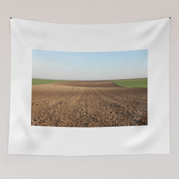 Item preview, plowed field landscape autumn season designed and sold by goceris.