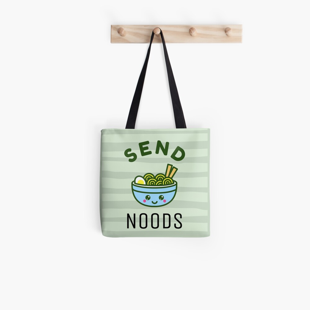 Send Noods Funny Ramen Noodles Tote Bag