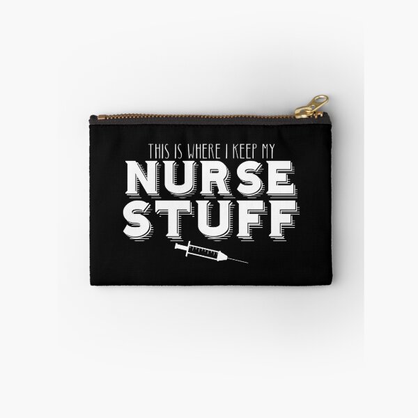 Item preview, This is where I keep my NURSE STUFF (funny nursing tote bag) designed and sold by jazzydevil.