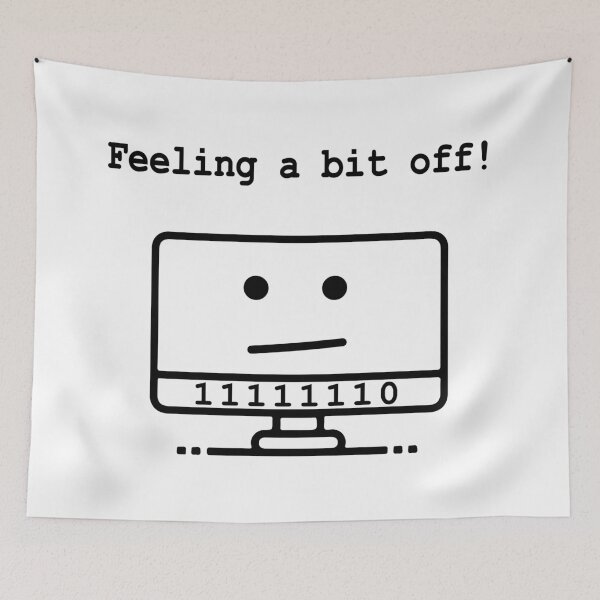Item preview, I’m a Bit Off. Funny Geeky Joke designed and sold by alltheprints.