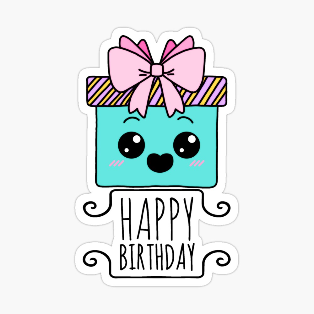 Carte De Vœux Joyeux Anniversaire Cadeau Chibi Par Tristahx Redbubble