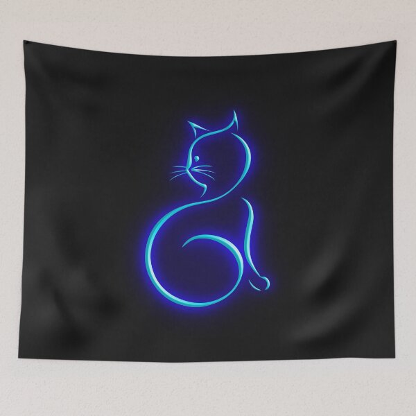 Item preview, Blue cat lady designed and sold by SVDesignatVasil.