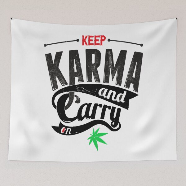 Item preview, Keep Karma and Carry On designed and sold by Boondockers.