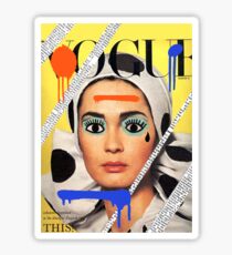 Vogue in Shambles Sticker