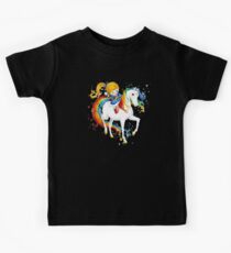Watercolor Rainbow Brite Kids Tee