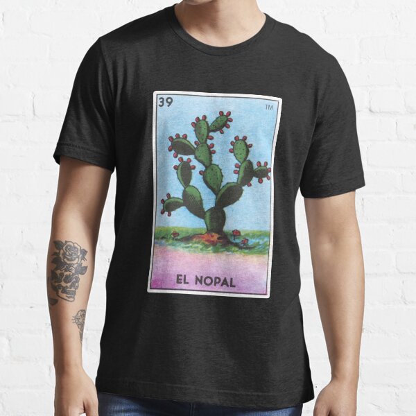 Tarjeta de Nopal Loteria Prickly Pear Cactus Camiseta esencial