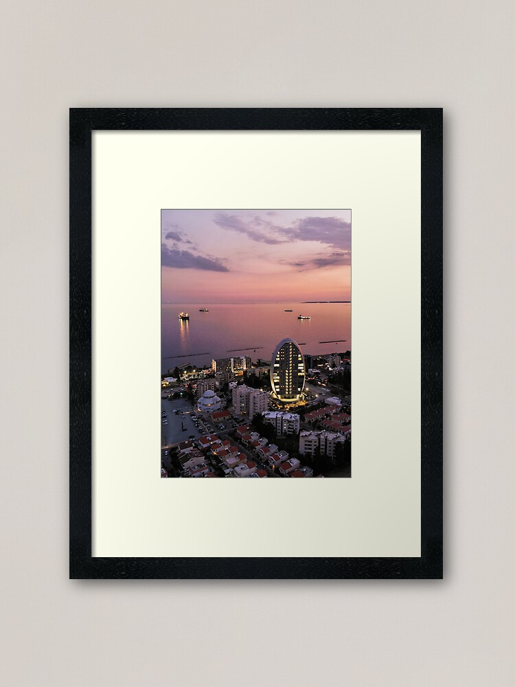 Alternate view of Limassol Twilight Framed Art Print