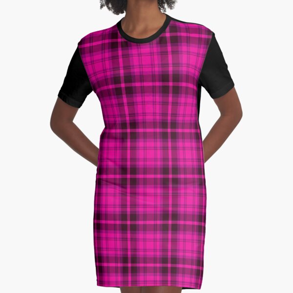 Pink tartan shop dresses on sale