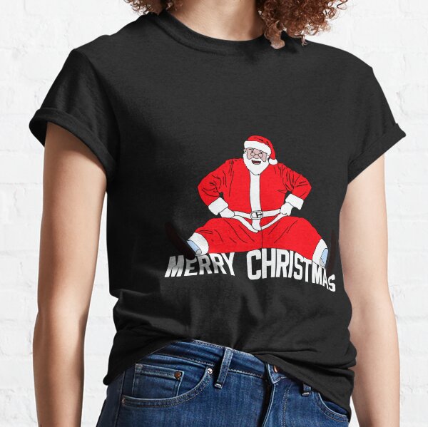 Disfrute de Navidad T camisa Top Stocking Santa Claus Padre Navidad Lote disfrute, Camiseta