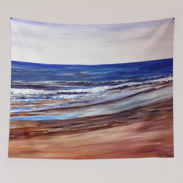 Item preview, Snettisham Beach Norfolk on the East Coast of UK designed and sold by Robert Petcher Art.