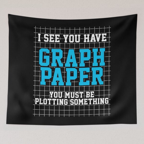Item preview, Graph Paper Math Teacher designed and sold by 4tomic.