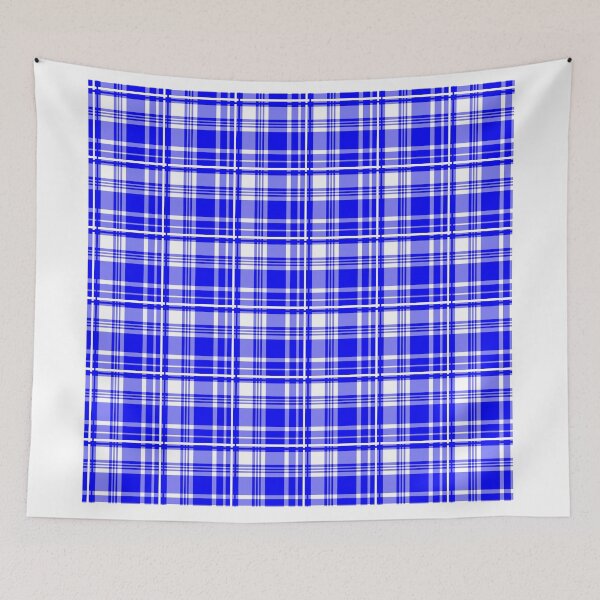 Artikelvorschau, St Andrews Flag inspiriert Blue & White Tartan / Plaid entworfen und verkauft von harrizon.