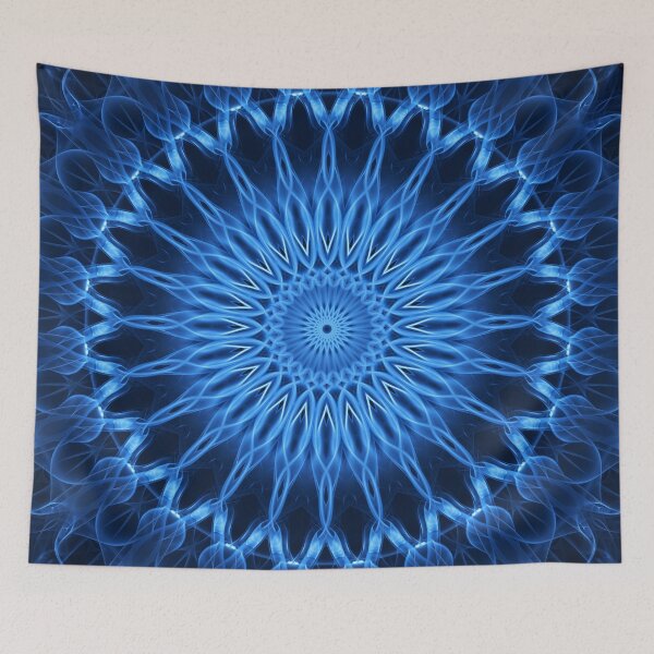 Item preview, Bright blue mandala designed and sold by JBlaminsky.