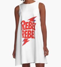 Rebel Rebel Bowie A-Line Dress