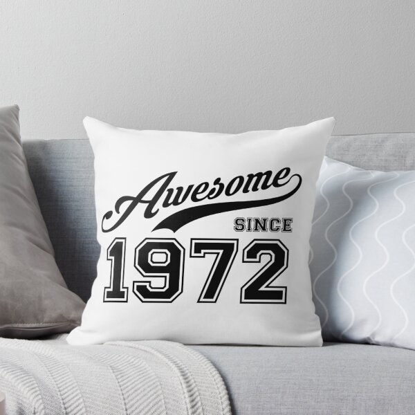 Item preview, Awesome since 1972 Birthday Birthday Birthday designed and sold by Shirt-Expert.