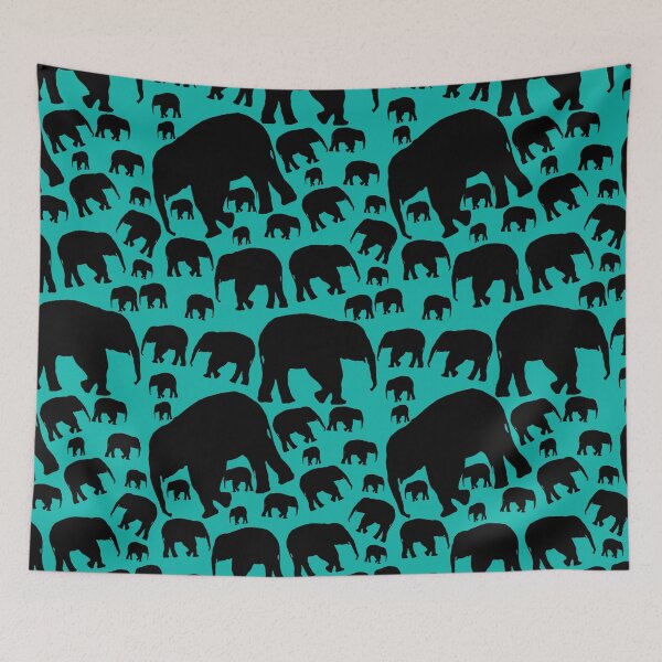 Item preview, Elephants Silhouette designed and sold by Angelika Kjeller.