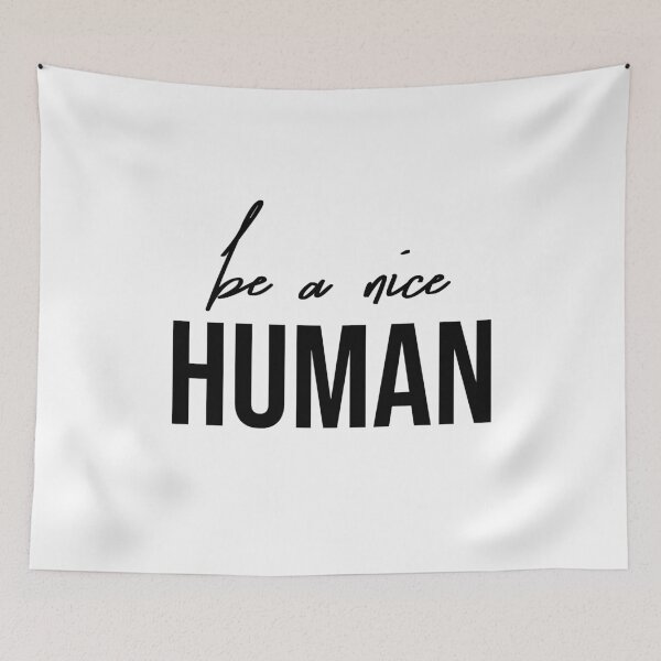 Item preview, Be a Nice Human designed and sold by BillyTees.
