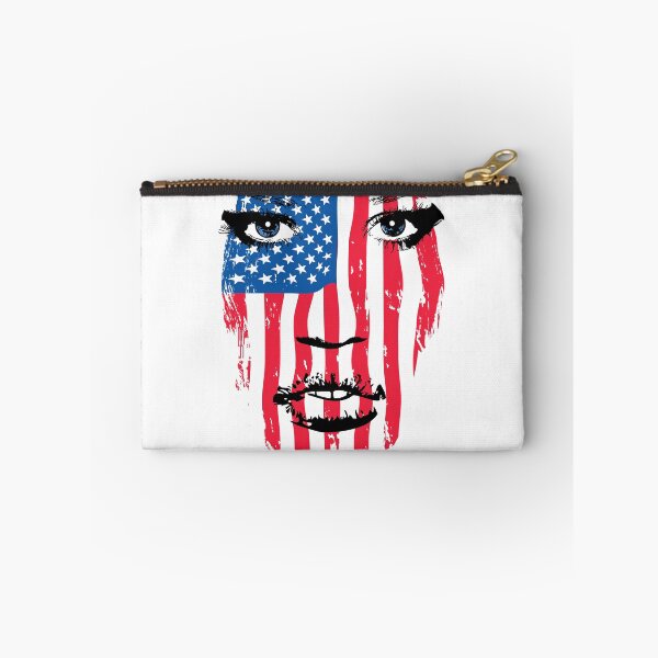 Item preview, USA Patriot Woman Flag Warpaint July 4th Flag designed and sold by oberdoofus.