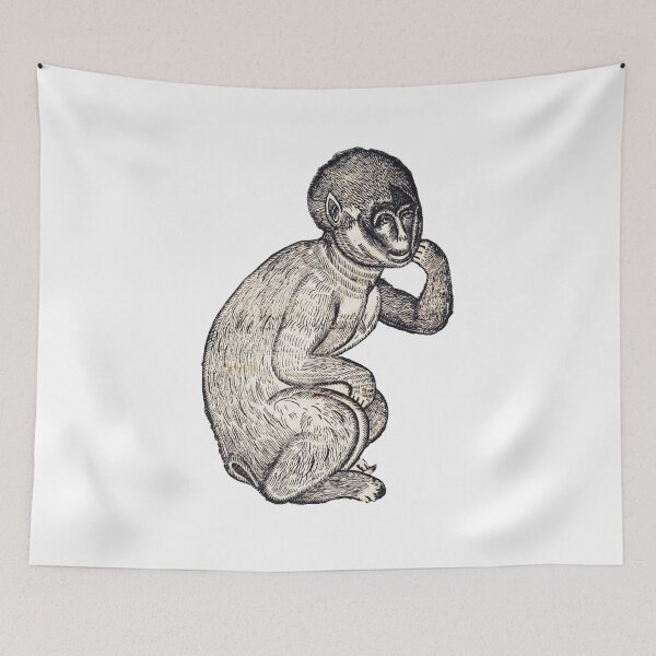Item preview, Woodcuts bestiary - ape designed and sold by MagicDoorknob.