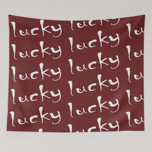 Item preview, Lucky Design White Red designed and sold by Goal86.