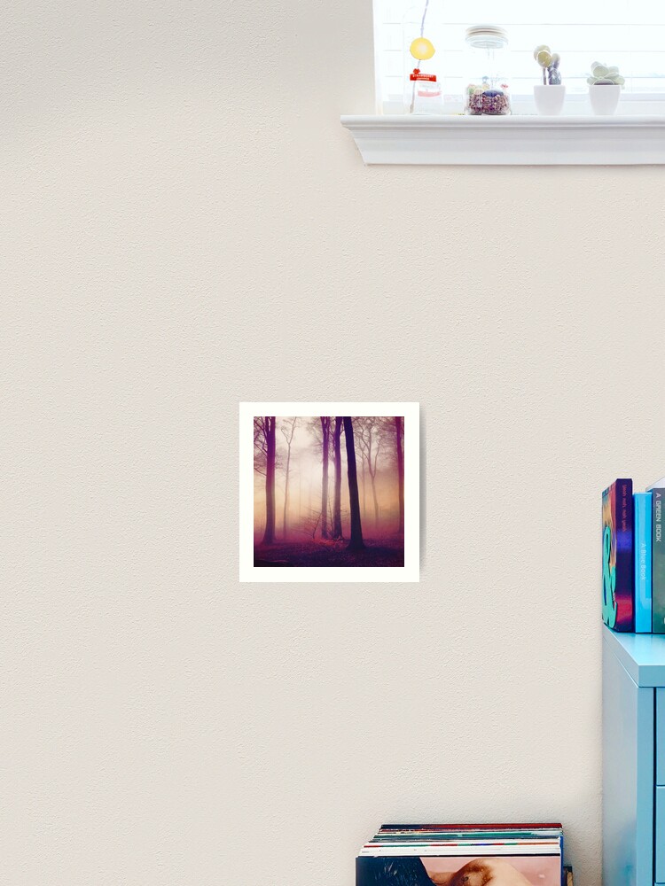 Thumbnail 1 of 3, Art Print, Mysts - Forest in Winter Fog designed and sold by Dirk Wuestenhagen.