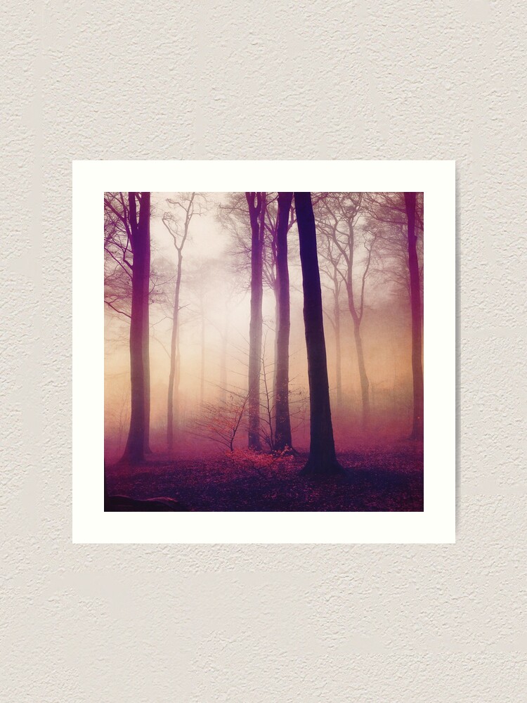 Thumbnail 2 of 3, Art Print, Mysts - Forest in Winter Fog designed and sold by Dirk Wuestenhagen.