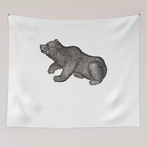 Item preview, woodcuts bestiary - bear designed and sold by MagicDoorknob.