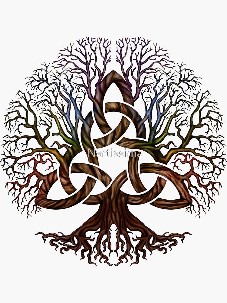 Celtic Tree of Life Zip Purse