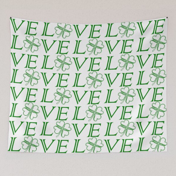 Item preview, I LOVE YOU Desing St. Patrick's Day Green White designed and sold by Goal86.