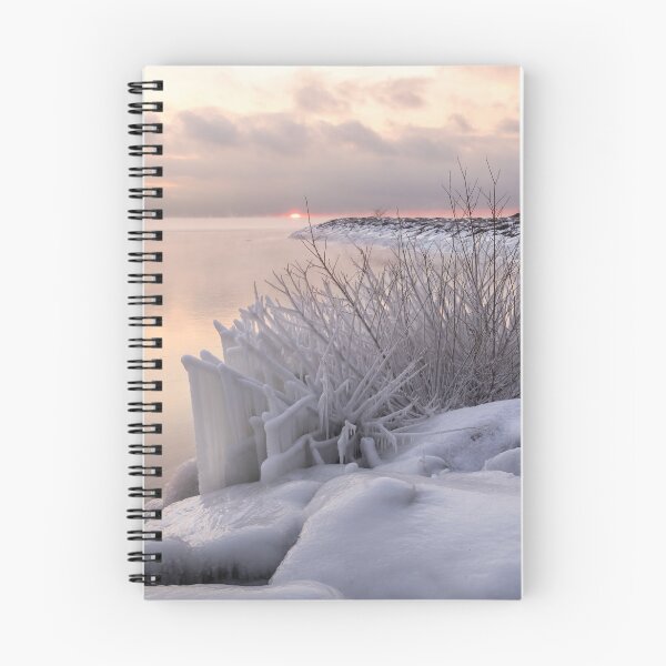 Item preview, Sunrise on Ice - Wintry Glory on Lake Ontario  designed and sold by Georgia Mizuleva.
