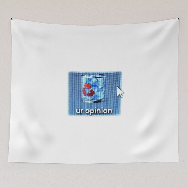 Item preview, ur opinion = trash designed and sold by AestheticHoes.