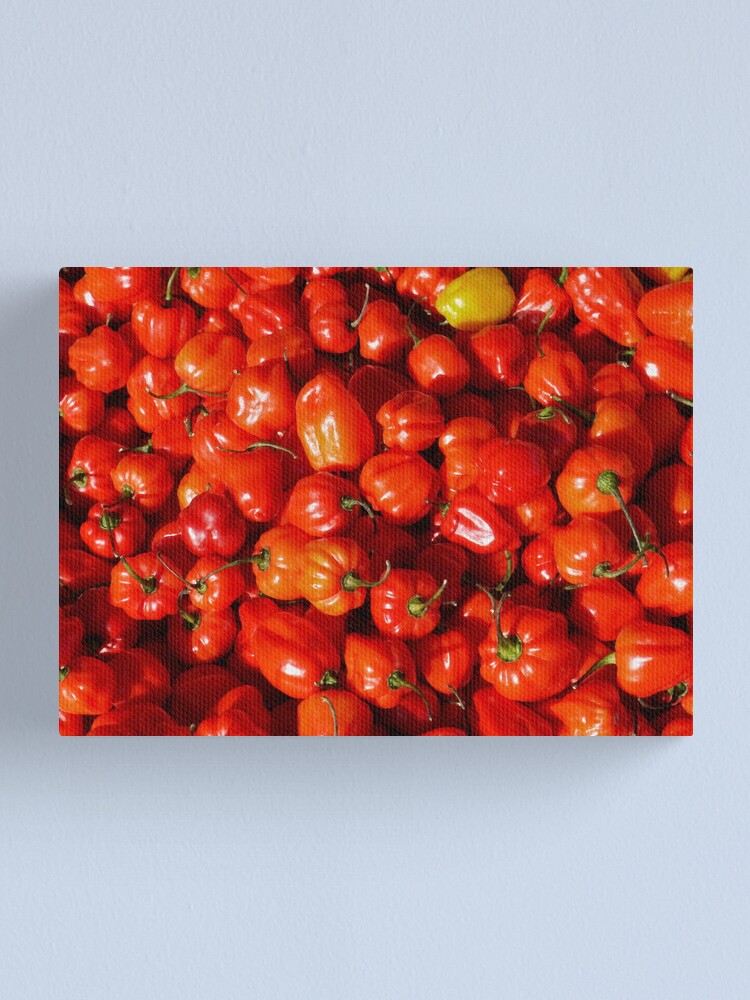 Alternate view of Food - small red peppers Canvas Print