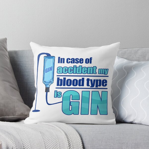 Artikelvorschau, Gin Blutgruppe lustig Geschenk Shirt entworfen und verkauft von bennikaufmann.