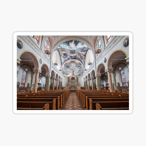 A beautiful church restoration. Sticker
