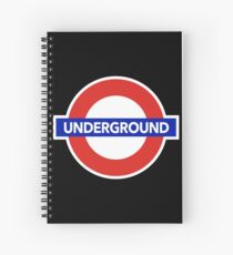 LONDON UNDERGROUND Spiral Notebook