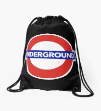 LONDON UNDERGROUND Drawstring Bag