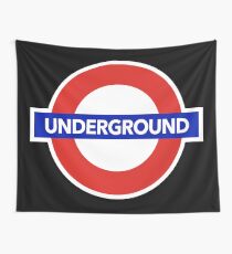 LONDON UNDERGROUND Wall Tapestry