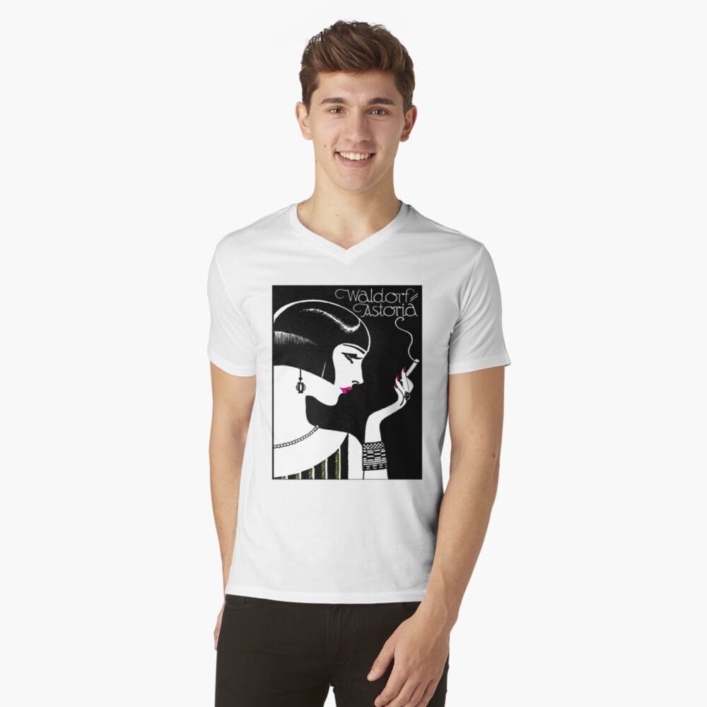 Item preview, V-Neck T-Shirt designed and sold by posterbobs.