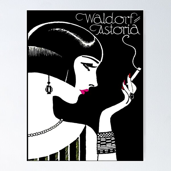 Item preview, WALDORF ASTORIA : Vintage Hotel Advertising Print designed and sold by posterbobs.
