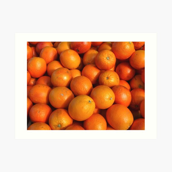 Food - maroc oranges Art Print