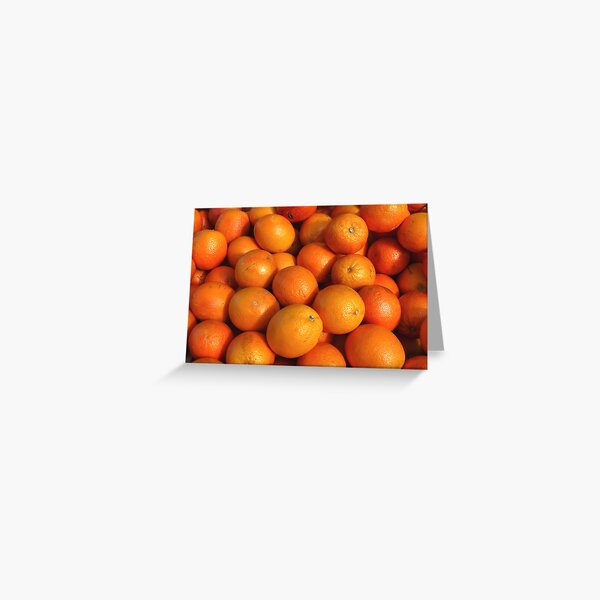 Food - maroc oranges Greeting Card