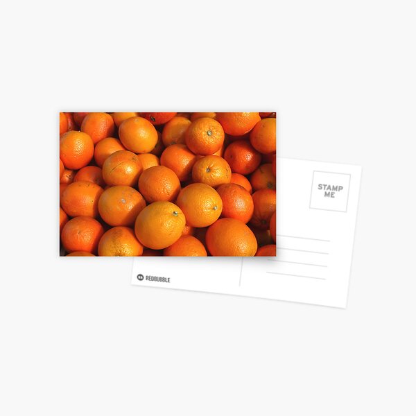 Food - maroc oranges Postcard