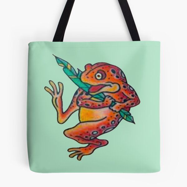 Item preview, Frog Hangs Onto Prized Feather designed and sold by VictorIos.